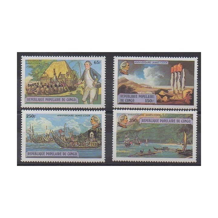 Acheter cette série de timbres de la République du Congo de l'année 1978 (No 534/537).