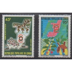 Congo (République du) - 1980 - No 575/576 - Gastronomie