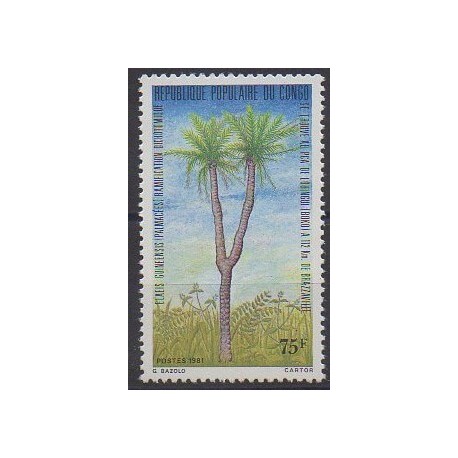 Congo (Republic of) - 1981 - Nb 621 - Trees
