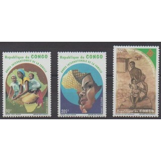Acheter cette série de timbres de la République du Congo de l'année 1994 (No 998/1000).
