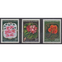 Djibouti - 1978 - No 483/485 - Fleurs