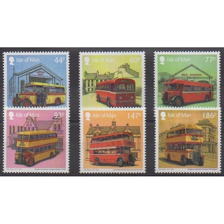 Acheter cette série de timbres de l'île de Man  de l'année 2015 (No 2101/2106).
