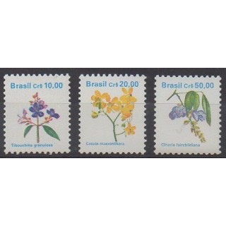 Acheter cette série de timbres du Brésil de l'année 1990 (No 1957 et 1963/1964).