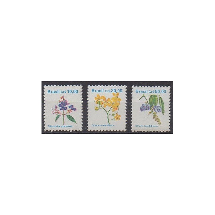 Acheter cette série de timbres du Brésil de l'année 1990 (No 1957 et 1963/1964).