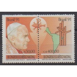 Brazil - 1991 - Nb 2035A - Pope