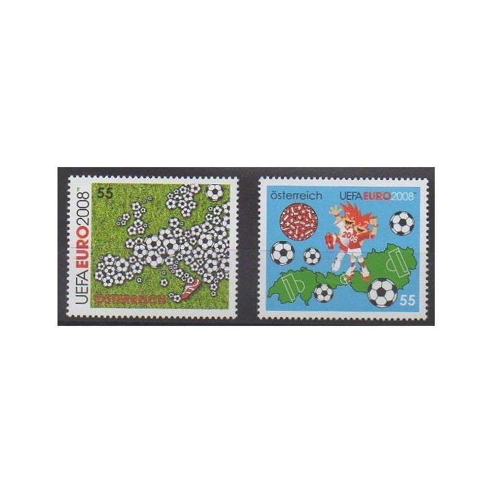 Acheter cette série de timbres d'Autriche de l'année 2008 (No 2537/2538).