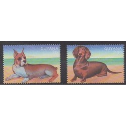 Guyana - 2001 - Nb 5285/5286 - Dogs