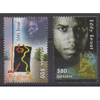 Buy this set of stamps of Guyana of the year 2005 (Nb 5800/5801).