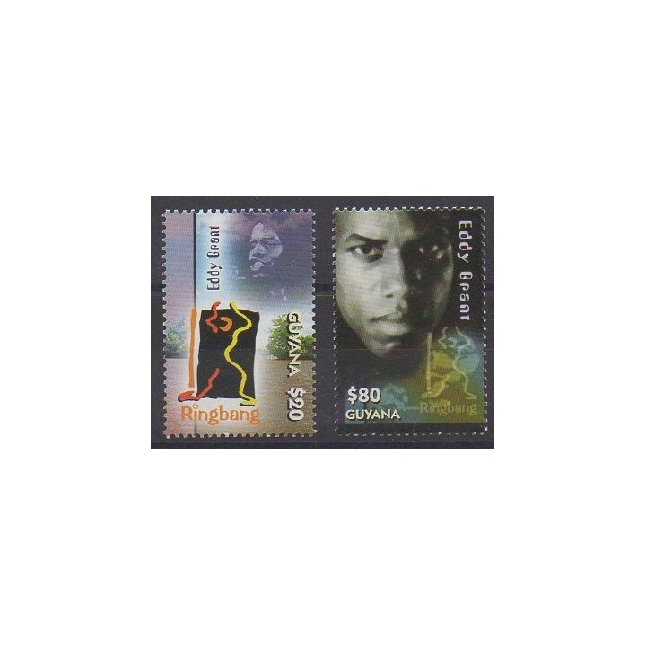 Buy this set of stamps of Guyana of the year 2005 (Nb 5800/5801).
