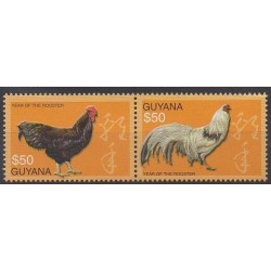 Guyana - 2005 - No 5774/5775 - Oiseaux - Horoscope