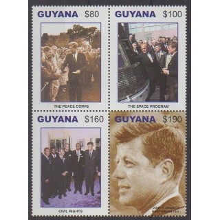 Acheter cette série de timbres de Guyana de l'année 2007 (No 5932/5935).