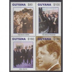 Guyana - 2007 - Nb 5932/5935 - Celebrities