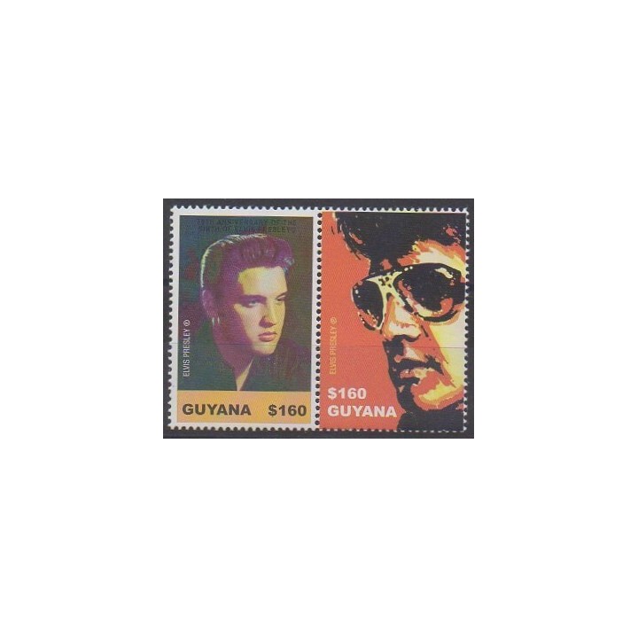 Acheter cette série de timbres de Guyana de l'année 2007 (No 5944/5945).