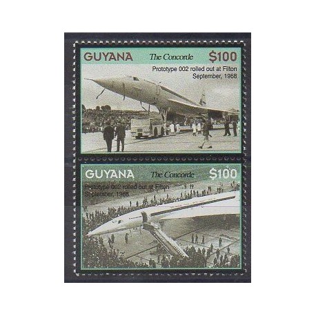 Guyana - 2007 - No 5950/5951 - Aviation