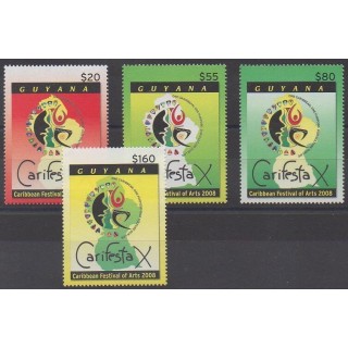 Acheter cette série de timbres de Guyana de l'année 2008 (No 5956/5959).