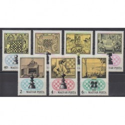 Hungary - 1974 - Nb 2371/2377 - Chess
