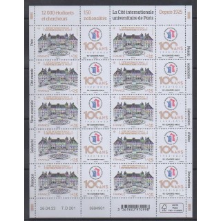 Buy this souvenir sheet  of France of the year 2022 (Nb F68 - 100 ans de la FFAP).