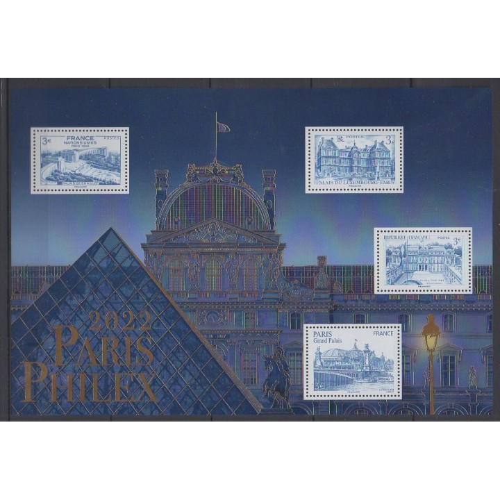 Acheter ce bloc-feuillet de France de l'année 2022 (No BF Paris Philex).