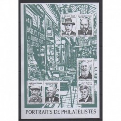 France - Blocks and sheets - 2022 - Nb BF Portraits de philatélistes - Philately