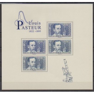 Acheter ce bloc-feuillet de France de l'année 2022 (No BF Louis Pasteur).