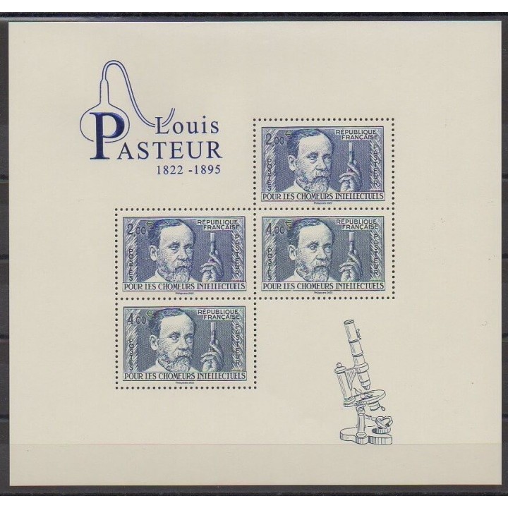 Buy this souvenir sheet  of France of the year 2022 (Nb BF Louis Pasteur).