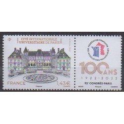 France - Poste - 2022 - Nb 5582 - Castles - Philately