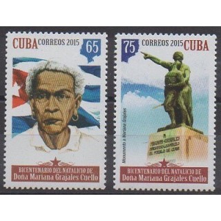 Acheter cette série de timbres  de l'année 2015 (No 5417/5418).