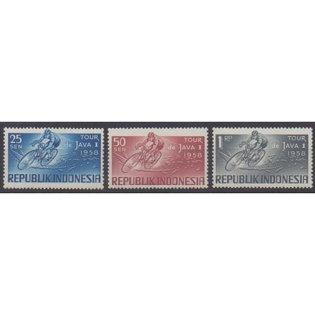 Indonesia - 1958 - Nb 175/177 - Various sports