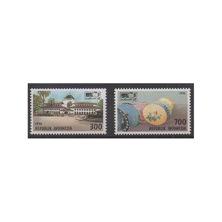 Buy this set of stamps of Indonesia of the year 1996 (Nb 1447/1448).