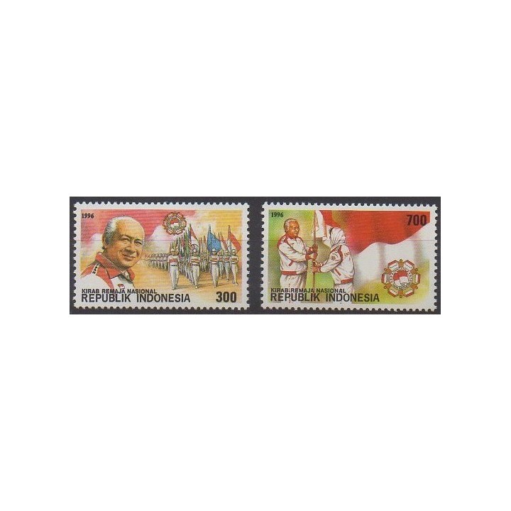 Acheter cette série de timbres d'Indonésie de l'année 1996 (No 1454/1455).