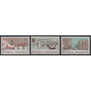 Buy this set of stamps of Indonesia of the year 1985 (Nb 1053/1055).