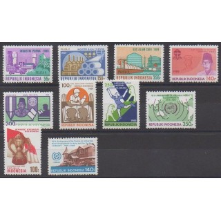 Buy this set of stamps of Indonesia of the year 1989 (Nb 1179/1188).