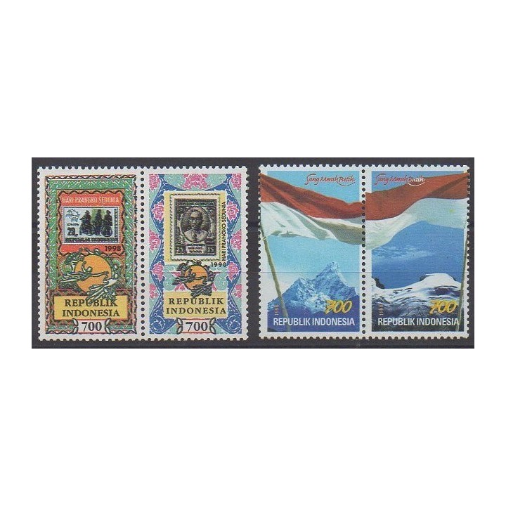 Acheter cette série de timbres d'Indonésie de l'année 1998 (No 1629/1632).
