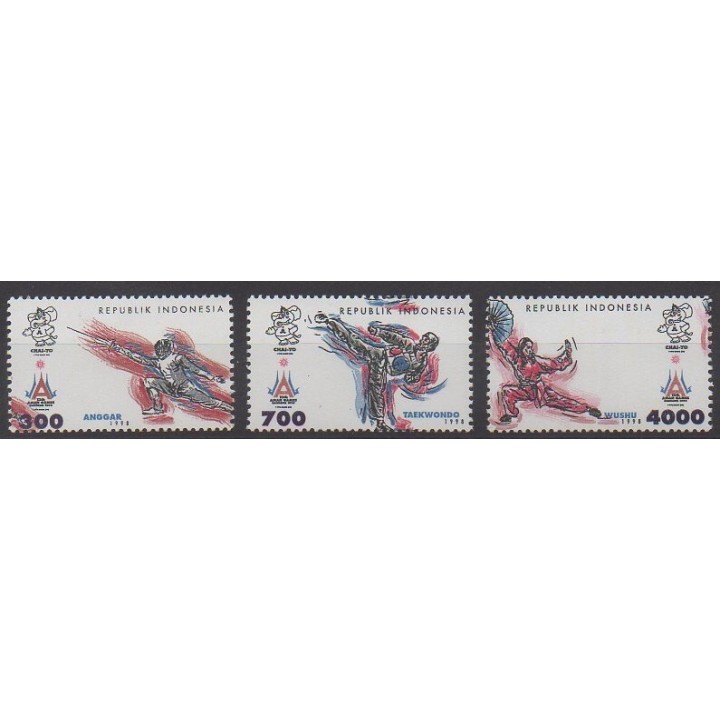 Acheter cette série de timbres d'Indonésie de l'année 1998 (No 1621/1623).