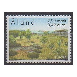 Aland - 1999 - Nb 156 - Parks and gardens - Europa