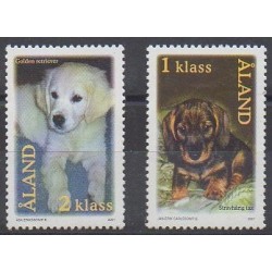 Aland - 2001 - Nb 195/196 - Dogs