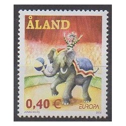 Aland - 2002 - No 207 - Cirque ou magie - Europa