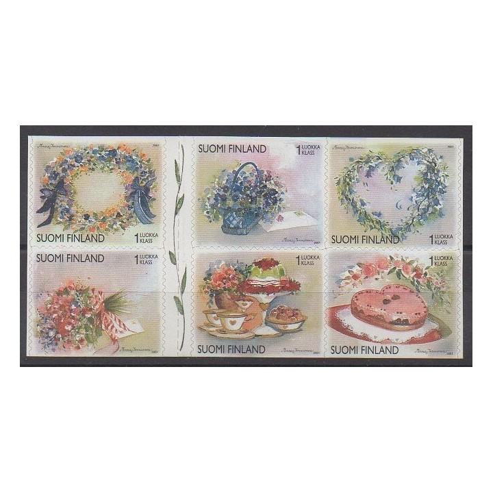 Acheter cette série de timbres de Finlande de l'année 2001 (No 1512/1517).