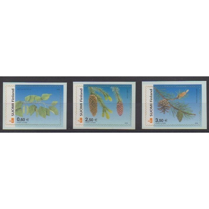 Acheter cette série de timbres de Finlande de l'année 2002 (No 1560/1562).