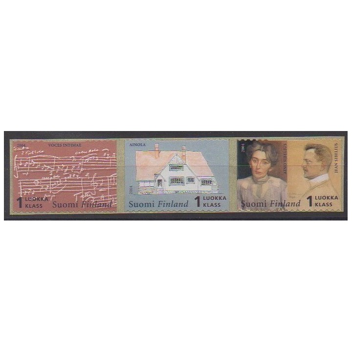 Acheter cette série de timbres de Finlande de l'année 2004 (No 1646/1648).
