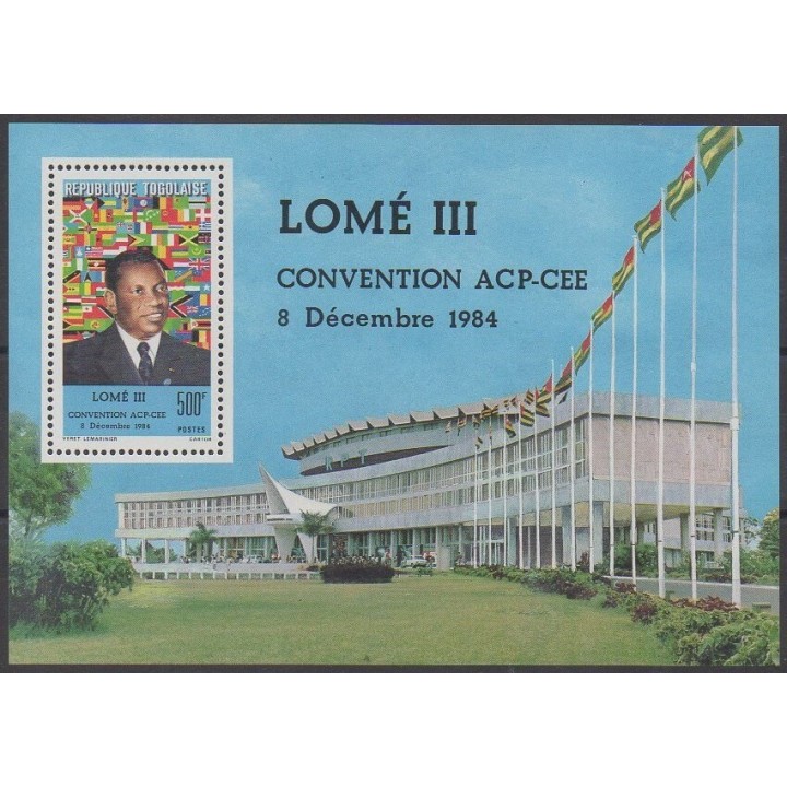 Buy this souvenir sheet  of Togo of the year 1984 (Nb BF217).