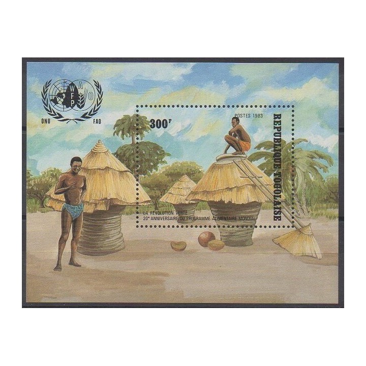 Acheter ce bloc-feuillet du Togo de l'année 1984 (No BF177).