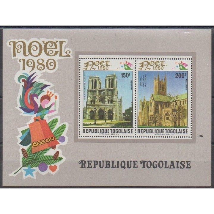 Acheter ce bloc-feuillet du Togo de l'année 1980 (No BF145).