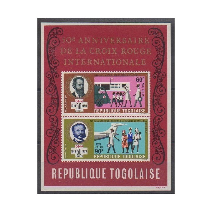 Acheter ce bloc-feuillet du Togo de l'année 1969 (No BF40).