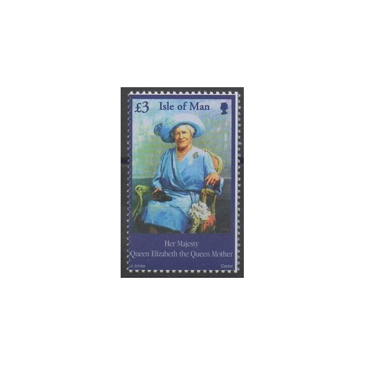 Timbres - Man (Ile de) - 2002 - No 1005 - royauté