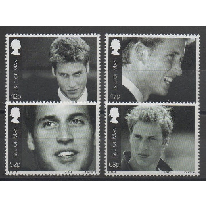 Stamps - Man (Isle of) - 2003 - Nb 1087/1090 - royalty