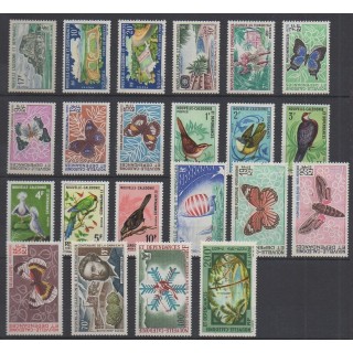 Buy the stamps of New Caledonia of the year 1967 (Nb 336/350 - PA91/PA97).