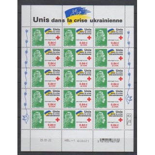 Acheter ce feuillet de France de l'année 2022 (No F69 - Crise ukrainienne).