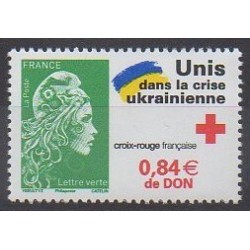 France - Poste - 2022 - No 5594 - Santé ou Croix-Rouge