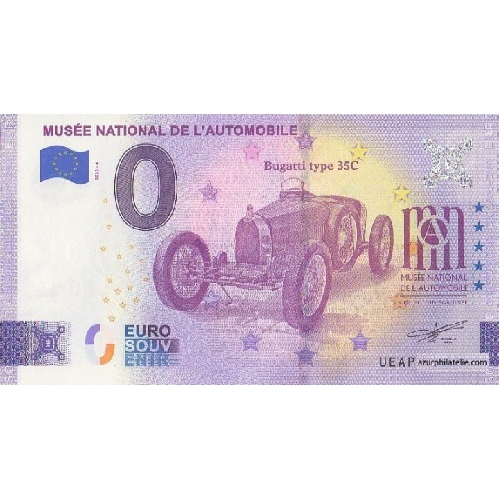 Euro banknote memory - 2022 - Musée national de l'automobile - (Haut-Rhin)